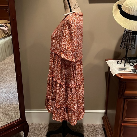 C + D + M CDM BOUTIQUE WOMENS DRESS IN SZ L…NWT…SLIGHTLY LONGER IN BACK..SO CUTE - Picture 7 of 8